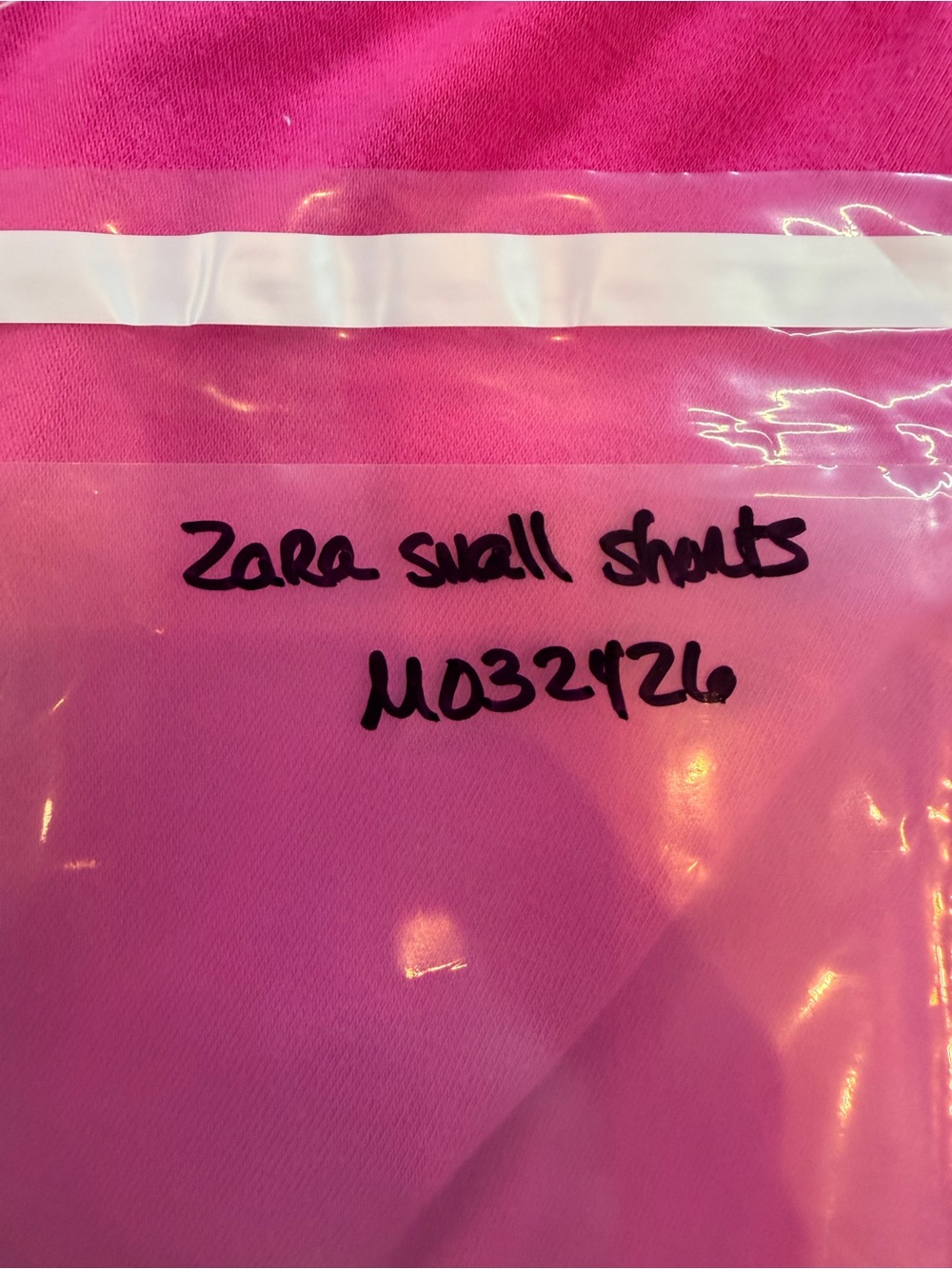 Zara Hot Pink Lounge Shorts Womens Small Casual Summer Sweat Shorts - Picture 8 of 8